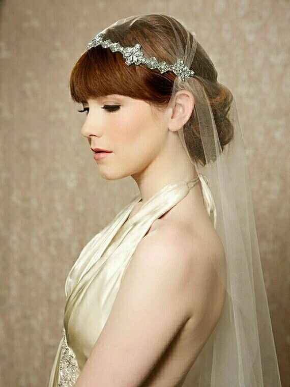 Headpiece and a veil.. too much?