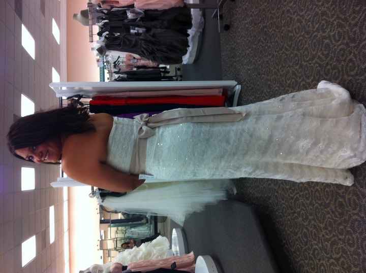 I said "Yes to the Dress!!!"