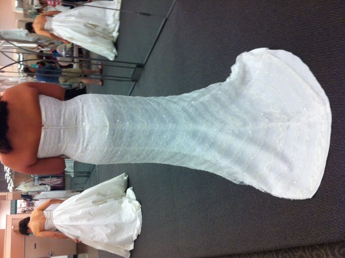 I said "Yes to the Dress!!!"