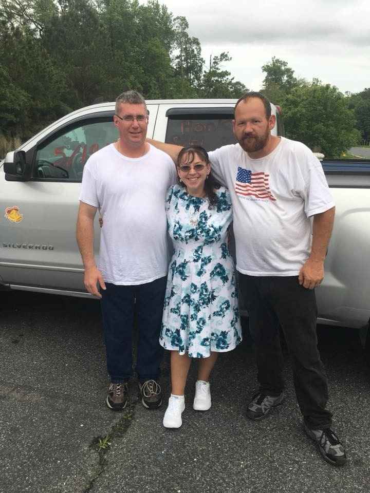 My husband, me, and my brother