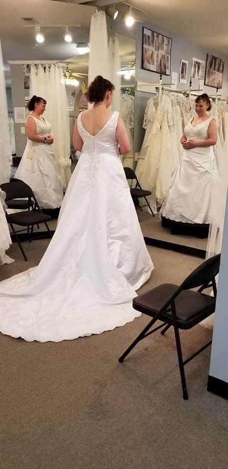 The back of my dress!!