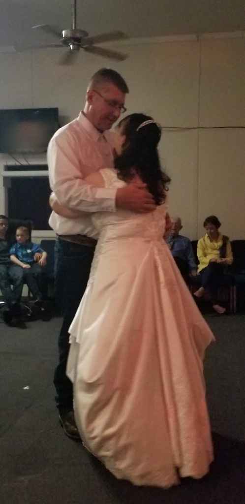 Me and my husband dancing