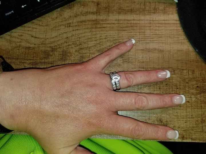 Another picture of both rings!