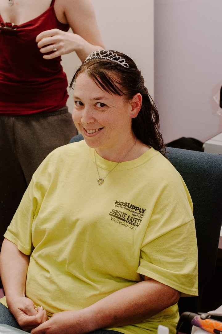 Some pictures of me getting ready!