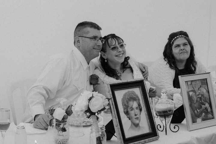 Me and my husband at the reception!