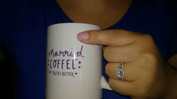 Shameless Mug/Engagement Ring Pics!