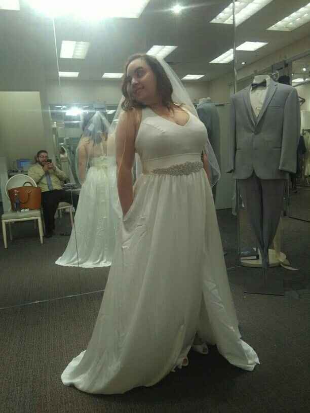 I wanna see your wedding dress!