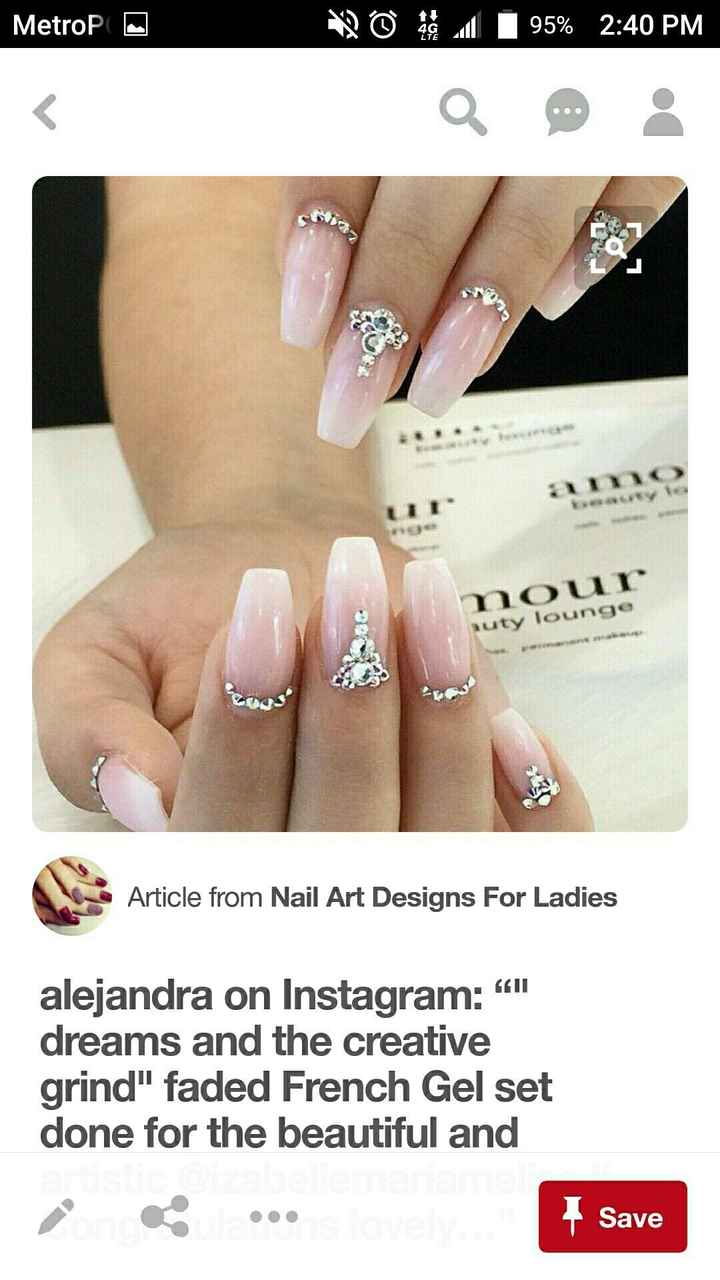 Nails for the big day...