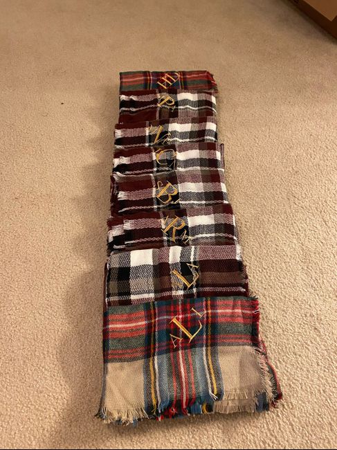 My bridal party shawls! 2