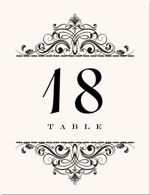 What Are You Doing For Table Numbers? - 2