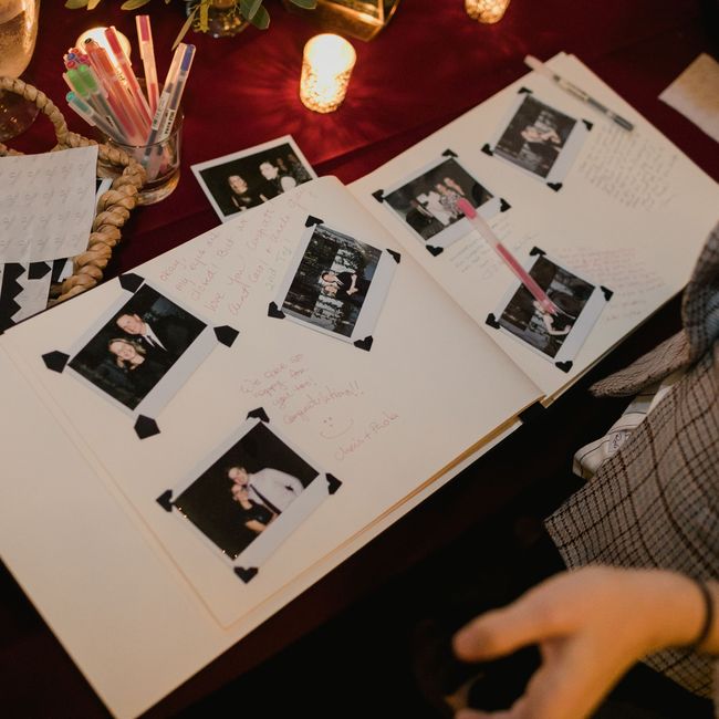 Polaroid guest book? - 1