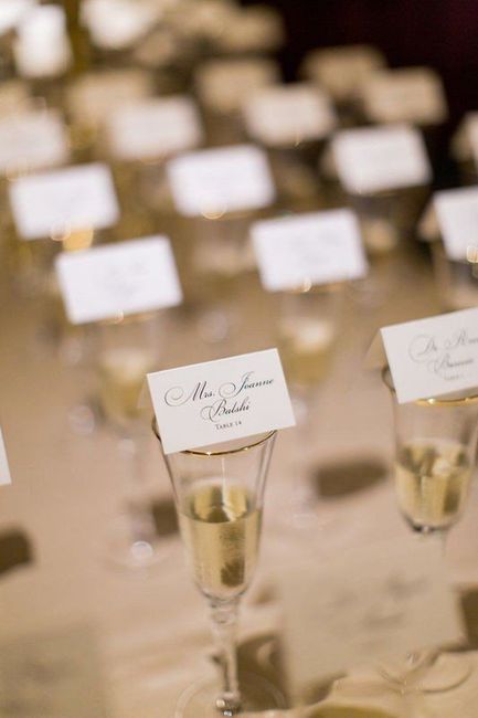 Edible escort cards: ideas 3