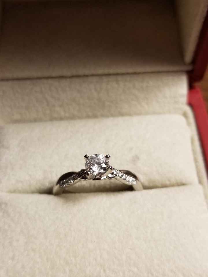 i want to see your engagement rings! - 2