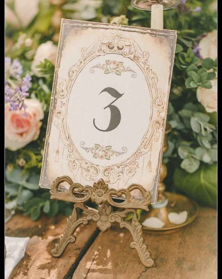 What Are You Doing For Table Numbers? - 1