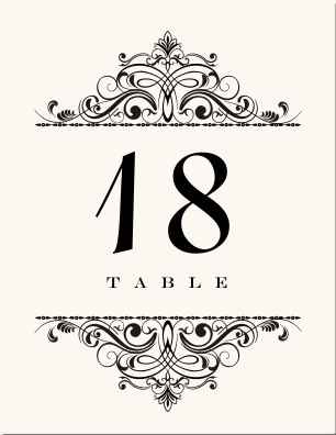 What Are You Doing For Table Numbers? - 2