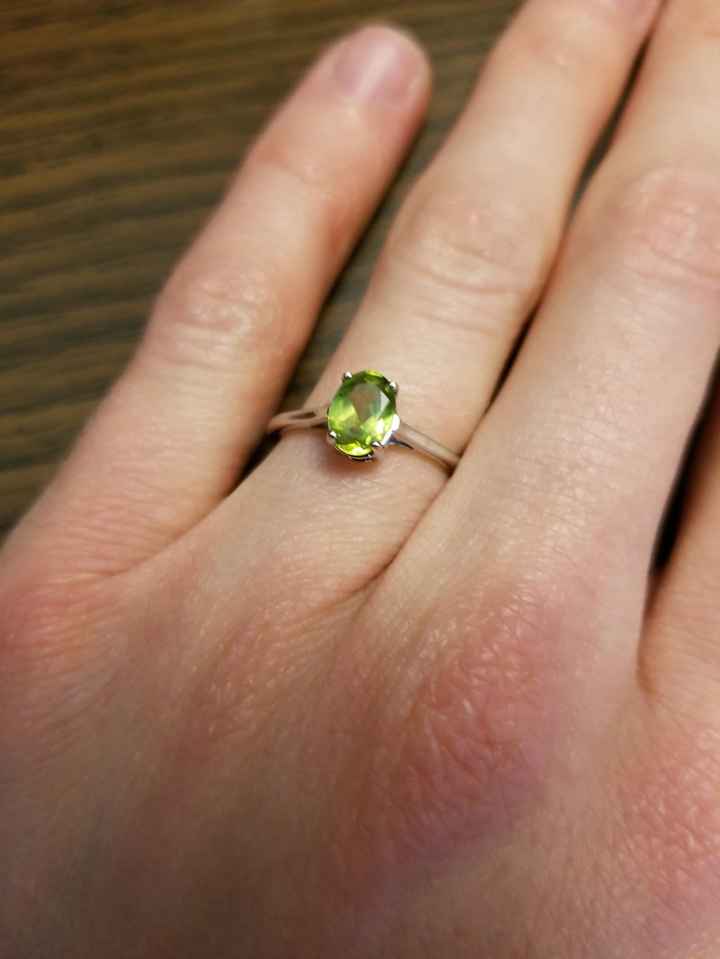 Show Me Your Non Diamond Engagement Rings! 6