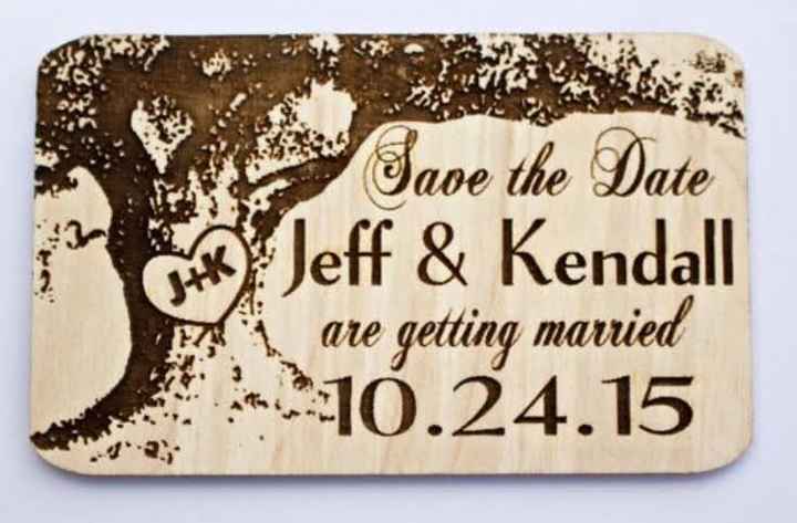 Pictures on save the date - 1
