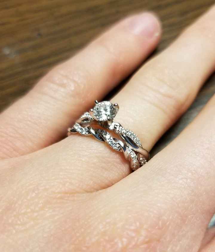 Brides of 2022! i would love to see everyone’s wedding band/engagement ring together - 1