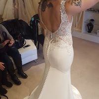 my wedding dress tattoos and all