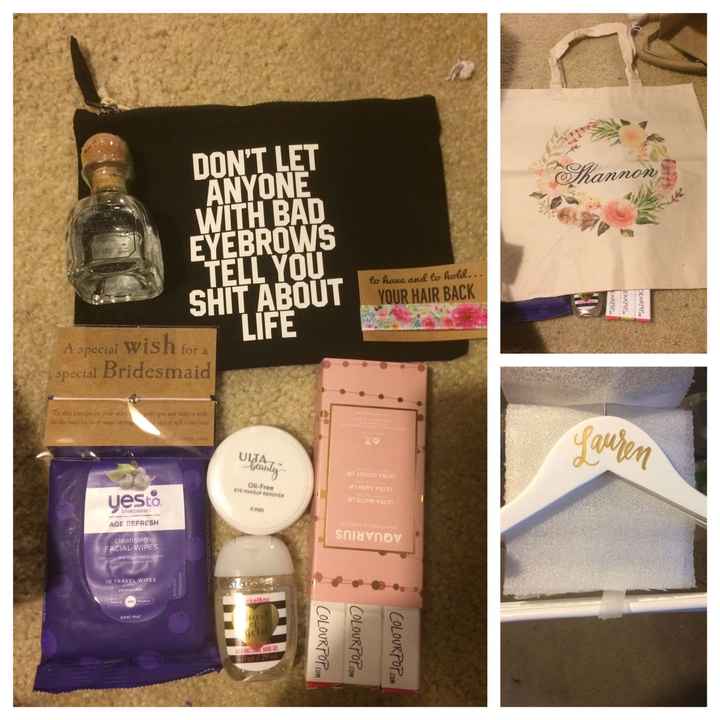 Bridesmaid gift idea tie breaker