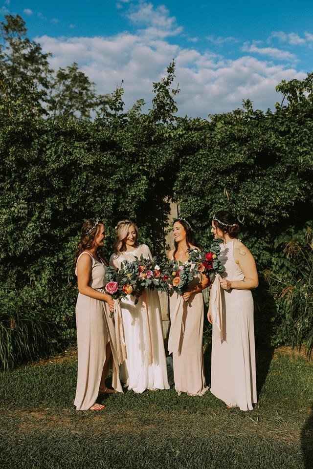 Pro Bam, Boho Backyard West Virginia Wedding