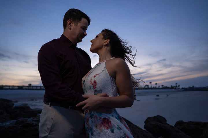 Beach Engagement Pictures - 2
