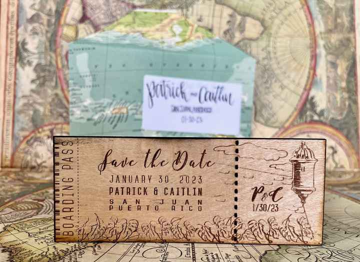 Save the dates and invites - 1