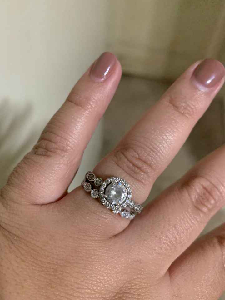 i got my wedding band! Show me your beautiful rings! - 1