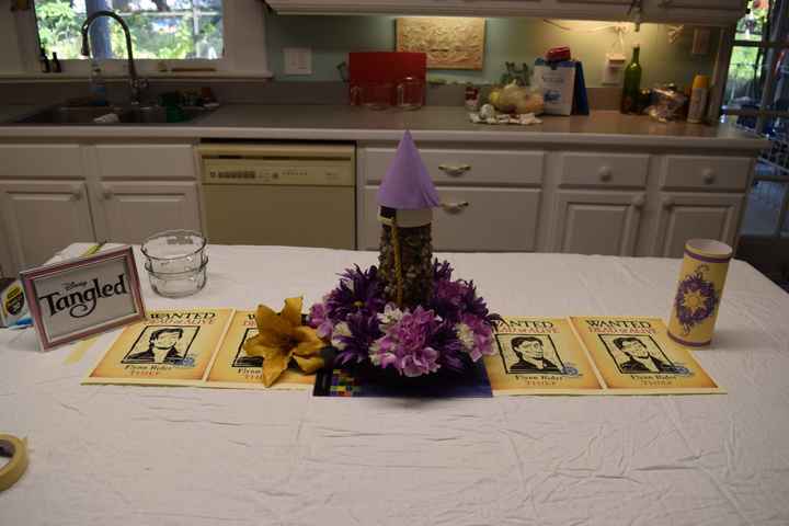 DIY Disney Centerpieces- finally done!