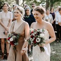 my sister walked me down the aisle 