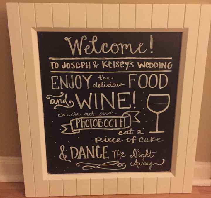 DIY sign as I promised