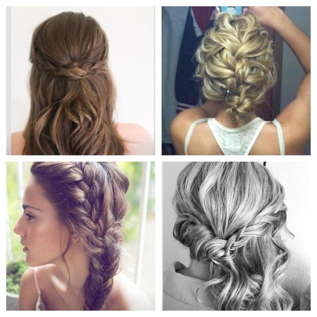 Same hair as bridesmaids/different?