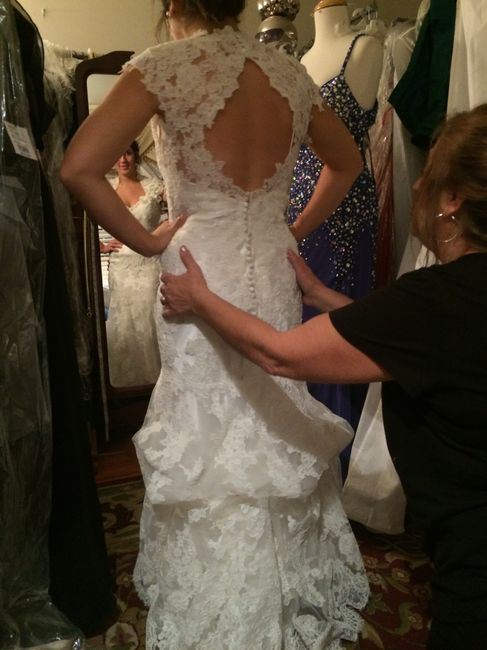 It's a rainy day here on the East Coast, I'm in need of sunshine.  So show me your wedding dress