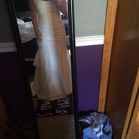 8 pounds down and my dress looks sooo much better!