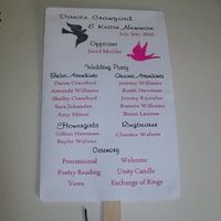 Any suggestions on DIY wedding programs?
