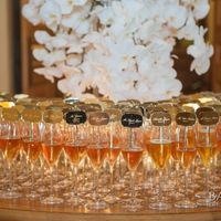 Champagne glass escort cards bad idea?