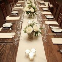 Inexpensive rectangular table decor