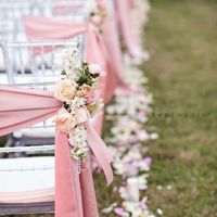 Inexpensive aisle/altar decor