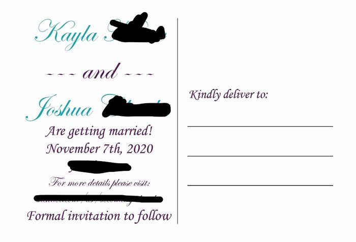 Show me your save the dates!!! 9