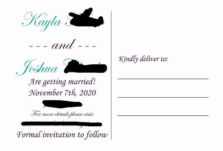 Show me your save the dates!!! - 1