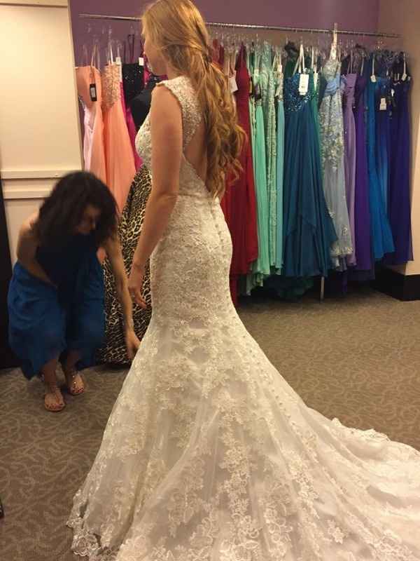 Replacement dress came in and first fitting complete