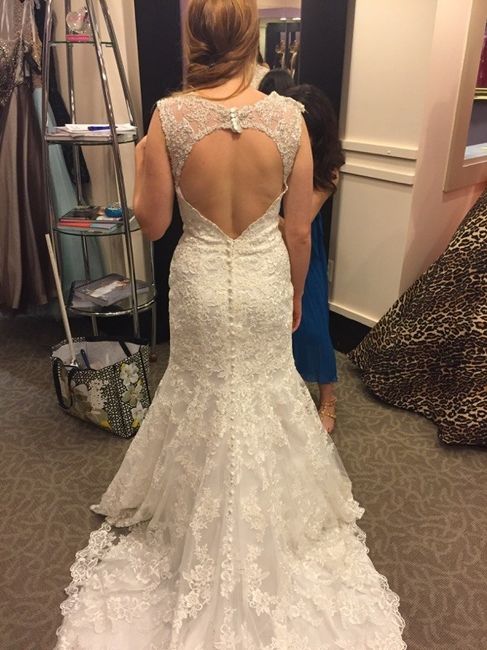 Replacement dress came in and first fitting complete
