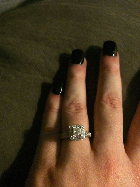 We haven't seen any BLING in a while!  Show off your rings!