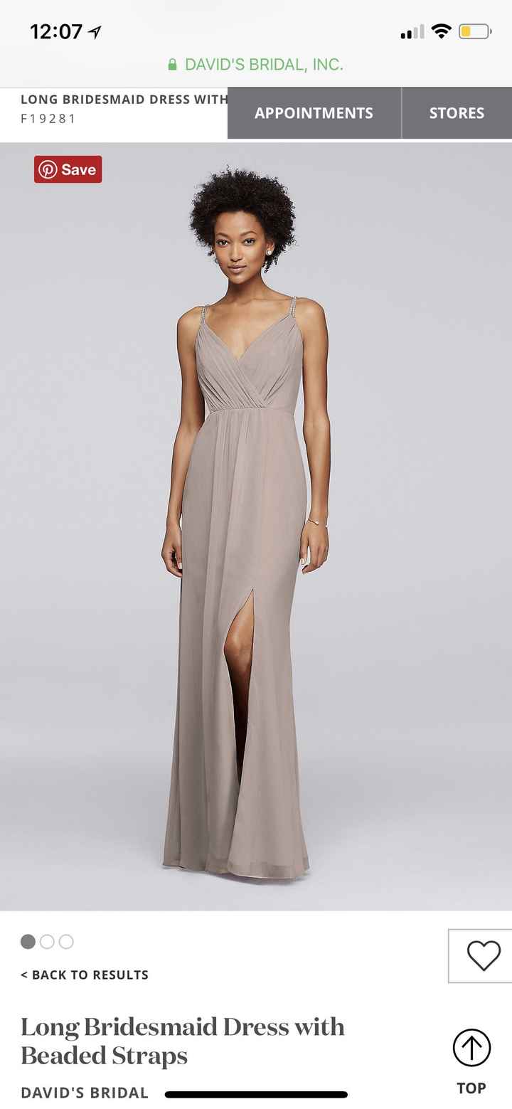 Bridesmaids didn’t order dress on time - 1