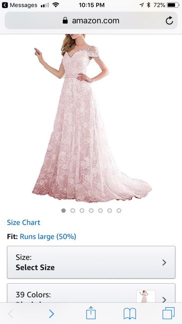 Nervous about ordering dress online - 1
