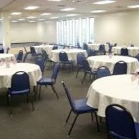 Help: Ugly Banquet Chairs/Tablecloths and NO Budget!