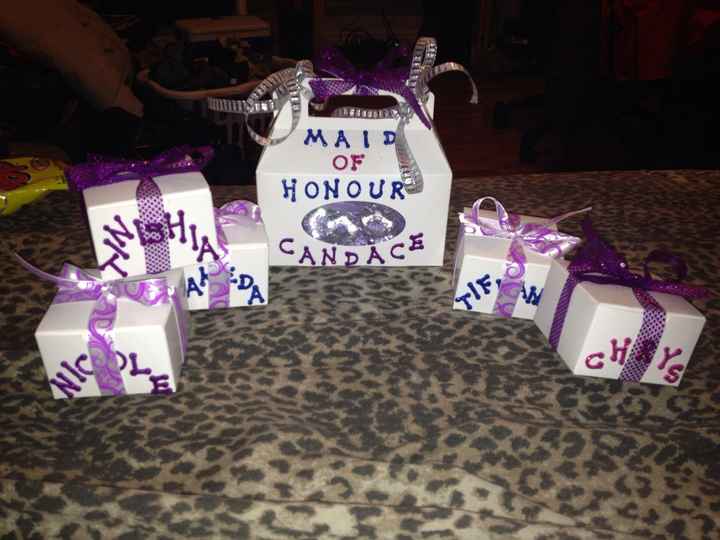 How did you ask your girls to be your bridesmaids?