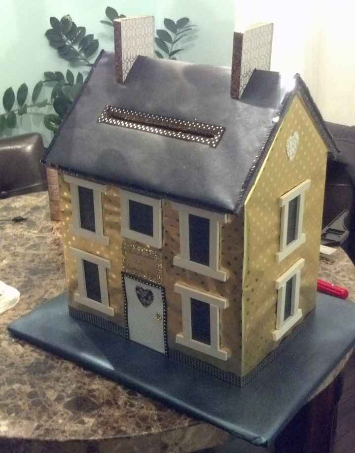 What is everyone using for a card box/holder at the reception?
