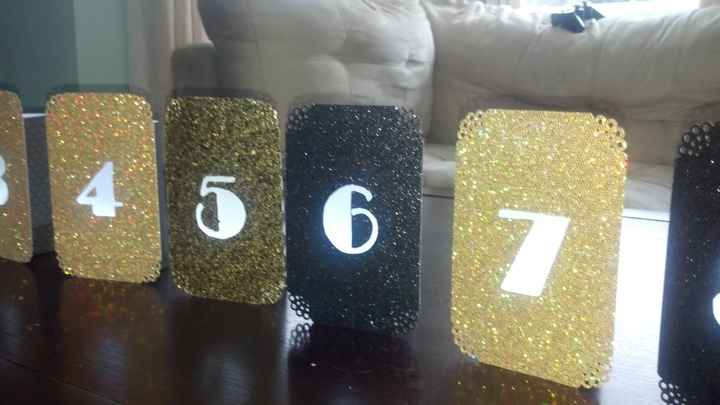 Table numbers! Show me yours!!