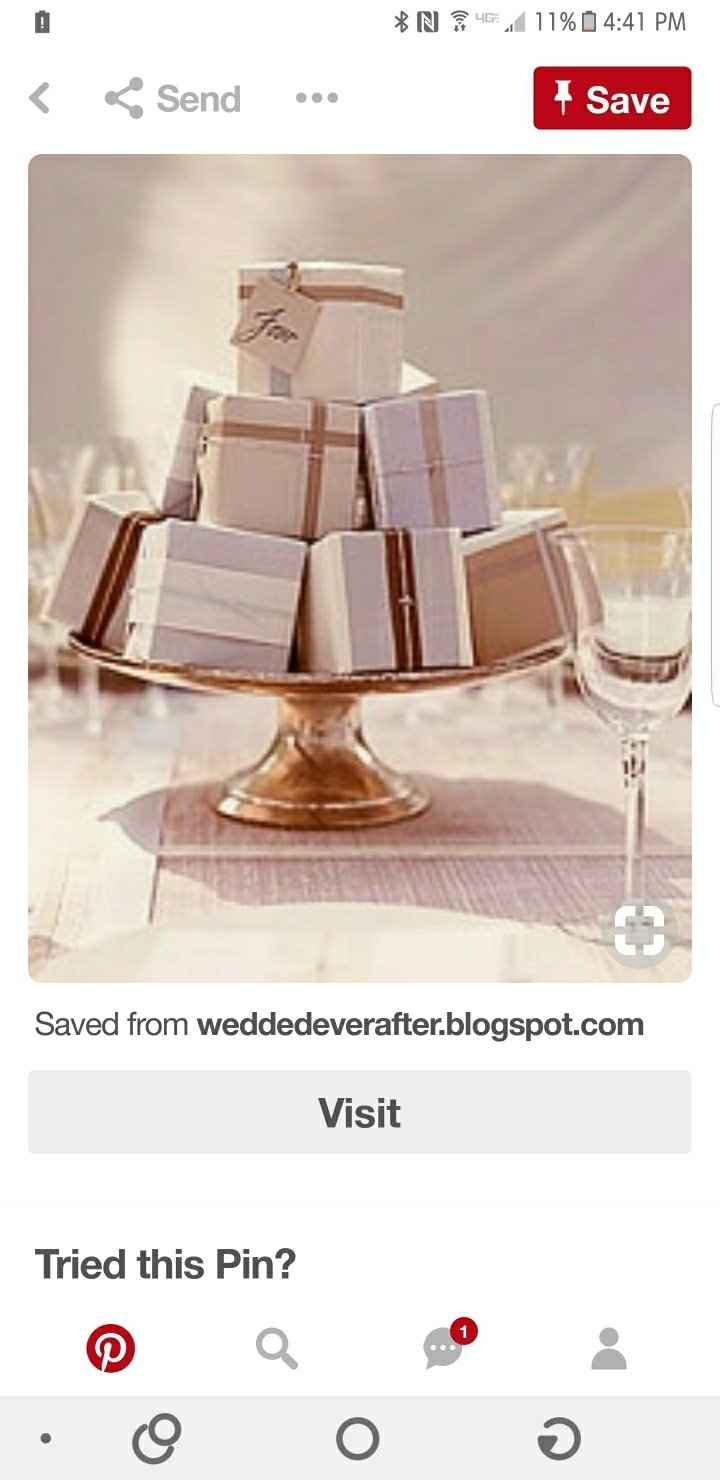  Favors as centerpieces - 1